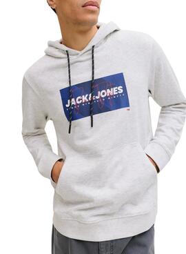 Sweatshirt Jack and Jones Cole grau für Herren.