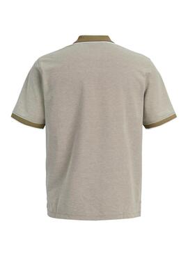Polo Jack and Jones Bluealves beige für Herren.