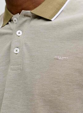 Polo Jack and Jones Bluealves beige für Herren.