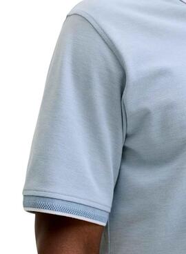 Polo Jack and Jones Bluealves blau für Herren.