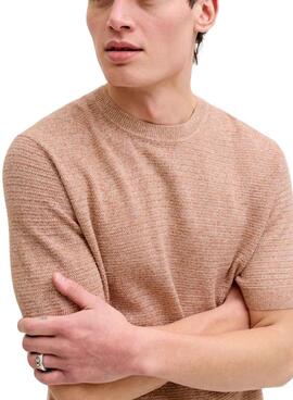 T-shirt Jack and Jones Bluriley Koralle für Herren