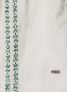 Bluse Pepe Jeans Hetty weiß für Mädchen