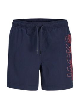 Badehose Jack und Jones Maui in Marineblau für Jungen
