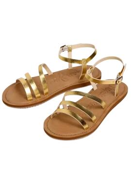 Sandalen Pepe Jeans Rio Sand in Gold für Damen