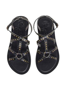 Sandalen Pepe Jeans Rio Studs Schwarz für Damen