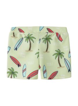 Badehose Name It Zigurt Limonendruck für Jungen.