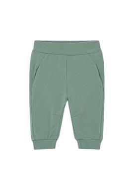 Dreiteiliges Mayoral-Set mit grünem Ballonmuster für Babys