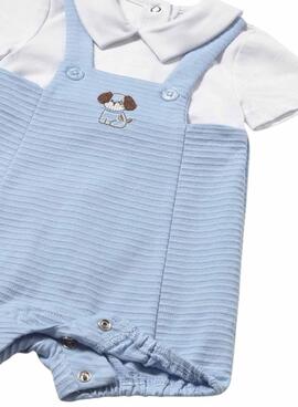 Strampler Bürgermeister blauer Himmel Hund für Baby Jungen.