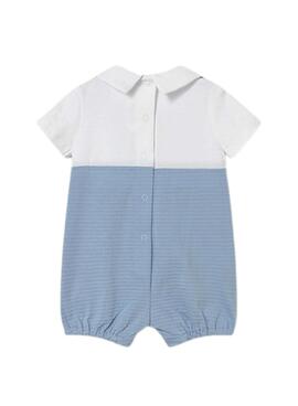 Strampler Bürgermeister blauer Himmel Hund für Baby Jungen.