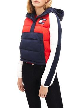 Jacke Tommy Jeans Popover Farbblock Damen