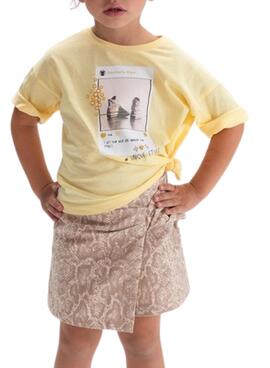 T-shirt Mayoral IG gelb für Mädchen