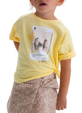 T-shirt Mayoral IG gelb für Mädchen