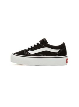 Schuh Vans Old Skool Schwarz Mädchen und Junge