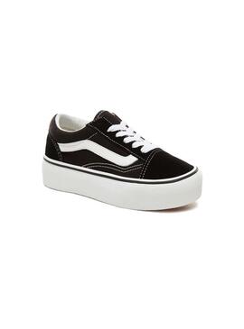 Schuh Vans Old Skool Schwarz Mädchen und Junge