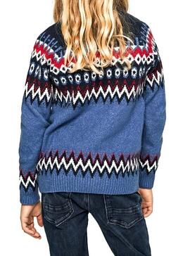 Pullover Pepe Jeans Benat Blau Junge