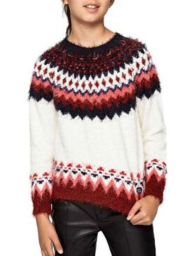 Pullover Pepe Jeans Becky Beige Mädchen