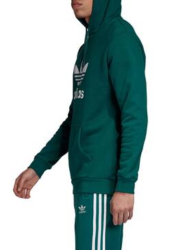 Sweatshirt Adidas Trefoil Hoodie Grün Für Herren