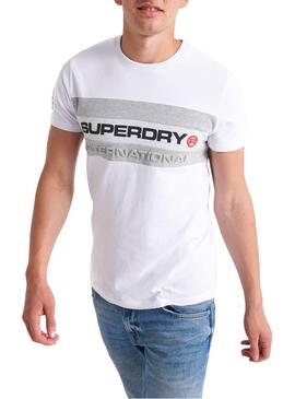T-Shirt Superdry Trophy Weiß Herren