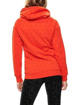 Sweatshirt Only Melinda Orange Damen