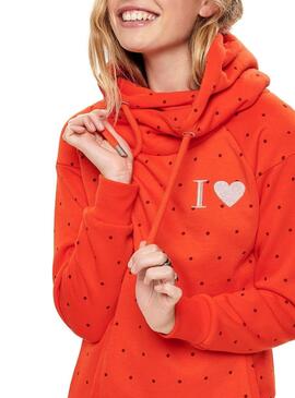 Sweatshirt Only Melinda Orange Damen
