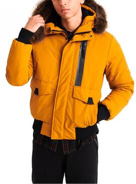 Jacke Superdry Everest Bomber Gelb Herren