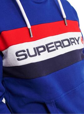 Sweatshirt Superdry Trophy Classic Blau Herren