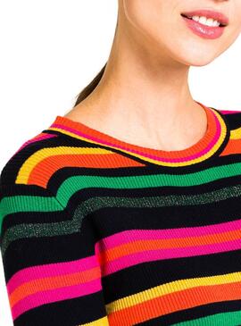 Pullover Naf Naf Multicolor Für Damen