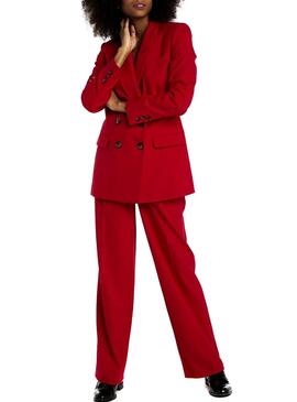 Blazer Naf Naf Übergröße Rot Für Damen