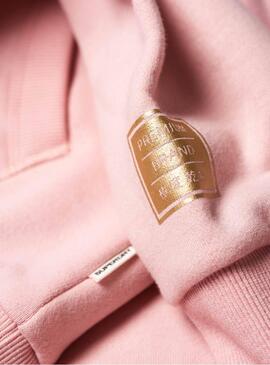 Sweatshirt Superdry Premium Brand Pink Damen