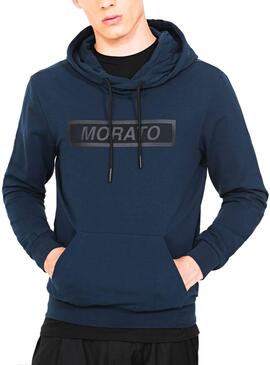 Sweatshirt Antony Morato Hood Logo Blau Herren