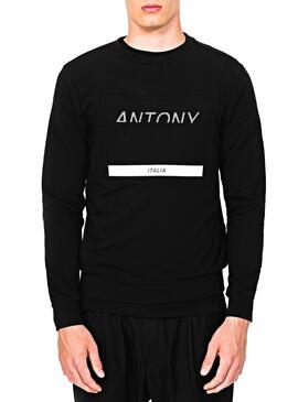Sweatshirt Antony Morato Logo Schwarz Für Herren
