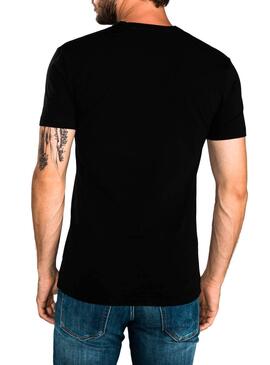 T-Shirt Antony Morato Pico Schwarz Für Herren