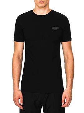 T-Shirt Antony Morato Patch Schwarz Für Herren