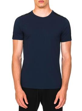 T-Shirt Antony Morato Band Blau Für Herren