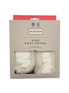 Hunter Kids Sheepy Beige Socken