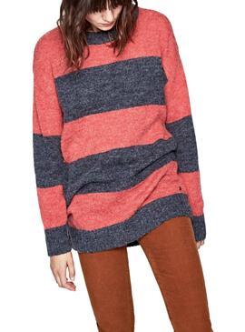 Pullover Pepe Jeans Isabella Rot Damen