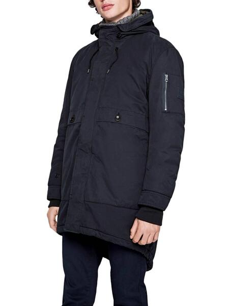 Parka Pepe Blau Herren