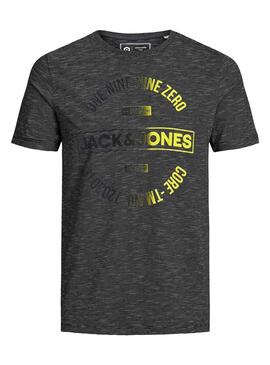 T-Shirt Jack and Jones Comick Black Herren