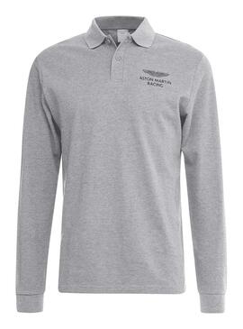 Polo Hackett Aston Martin Racing Grau Herren