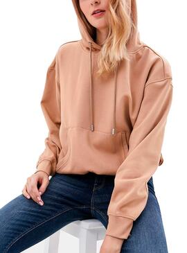 Sweatshirt Only Abra Beige Damen