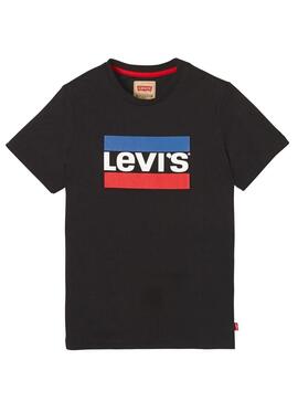 T-Shirt Levis Hero Schwarz Kids