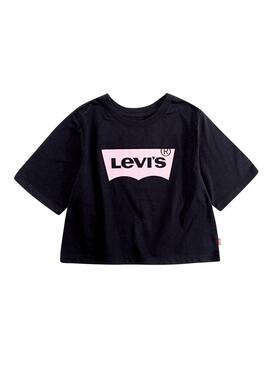 T-Shirt Levis Light Bright Schwarz Mädchen