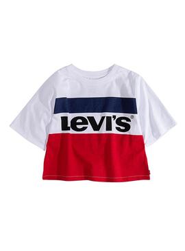 T-Shirt Levis Crop Colorblock Mädchen