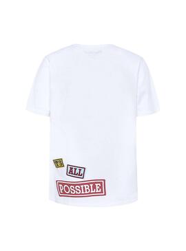 T-Shirt Pepe Jeans Kyle White Junge