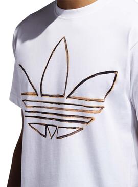 T-Shirt Adidas Watercolor Weiß Für Herren