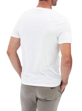 T-Shirt Ecoalf Natal Label Weiß Herren