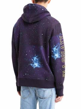 Sweatshirt Levis Star Wars Galaxy Lila Herren