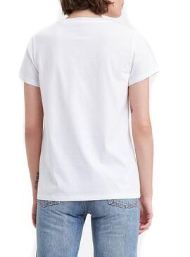 T-Shirt Levis Star Wars R2D2 Weiß Für Damen
