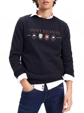 Sweatshirt Tommy Hilfiger Multi Wappen Matino Herr