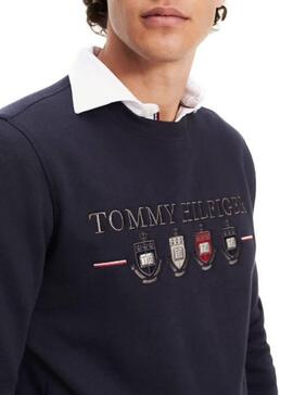 Sweatshirt Tommy Hilfiger Multi Wappen Matino Herr